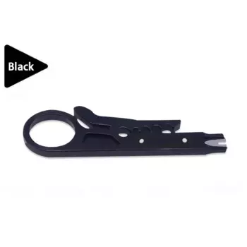 STONEGO Мини-щипцы для зачистки проводов черные