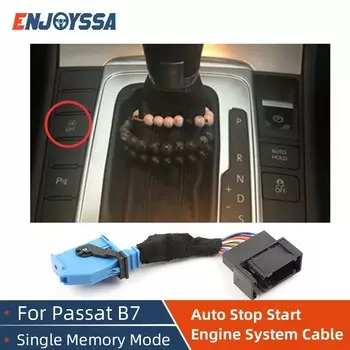 Стоп-подавитель для Volkswagen Passat B7, автоматический запуск, остановка двигателя, Устранитель выключения, управление устройством, штепсельная вилка датчика