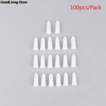 100 шт., пластиковые наконечники для шприца