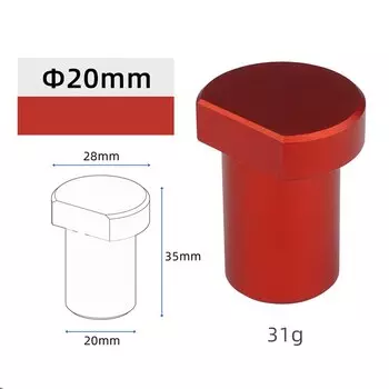 Стопорный зажим ANENG из алюминиевого сплава 19/20мм