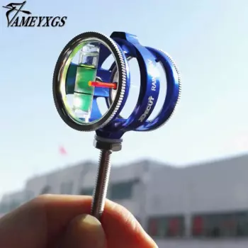 Стрельба из лука 8x увеличение соединение лук прицел Оптическое волокно 1 Pin прозрачный акриловый объектив стрельба из лука стрела алюминиевый прицел охота