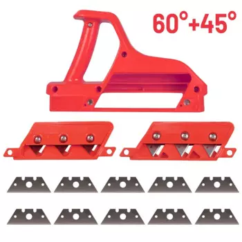 Строгальный инструмент для гипсокартона Suli черный/оранжевый