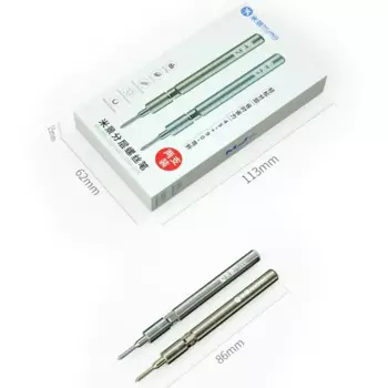 Строительная винтовая ручка для материнской платы MIJING 360° ° Магнитная защитная отвертка из легированной стали S2 для Iphone Android