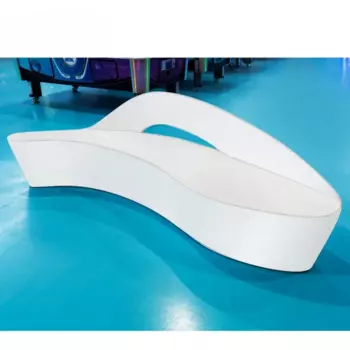 Стул-скамейка в форме дельфина, современное кресло из стекловолокна для общественных мест, садовая мебель, уличный диван-стулья