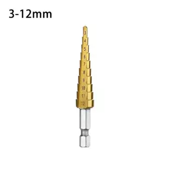Ступенчатое сверло BSIDE 3-12 мм 4-12 мм 4-20 мм HSS