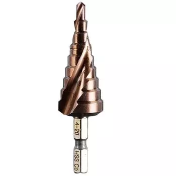 Ступенчатое сверло NIUXIANG 4-32 мм HSS M35 5% кобальта