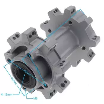 Ступица с 36 отверстиями, ступица для передней или задней оси колеса 10, 12, 14, 16, 17, 18, 19, 21 дюйм, для кроссового питбайка