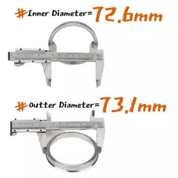 Ступицы центральные кольца 70,6-73,1 71,5-73,1 71,6-72,6 73,1 74,1-72,6 73,1 Центр колеса ступица кольцо отверстие из алюминиевого сплава Кол-во (4)