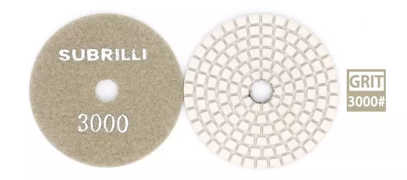 SUBRILLI Алмазные полировальные накладки 3-7 дюймов