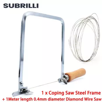 SUBRILLI пила копировальная стальная рама с проволочной пилой