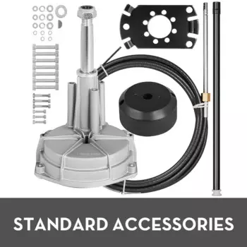 Судовая лодка с двойным рычагом управления пультом дистанционного управления подходит для Yamaha