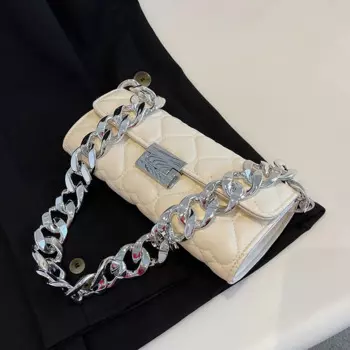 Сумка-багет женская из экокожи, универсальная