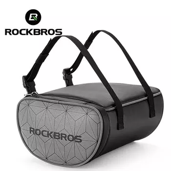 Сумка для электровелосипеда ROCKBROS, воздухопроницаемая вместительная сумка на заднее сиденье электровелосипеда, уличная дорожная сумка для мотоцикла