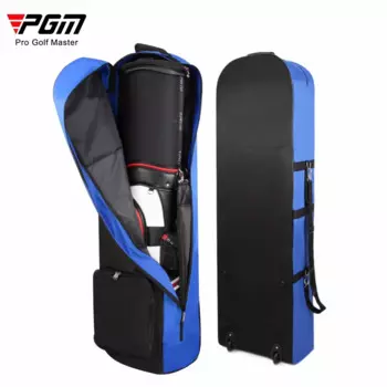Сумка для гольфа PGM-HKB002, сумка для гольфа с бесшумными колесами, складная сумка для путешествий с самолетом большой вместимости, принадлежности для гольфа
