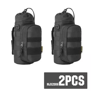 Сумка для мотоциклетной бутылки Rhinowalk, изолированная сумка для чайника с двигателем, быстросъемный держатель для чашки с водой с системой MOLLE на сумке для мотоцикла