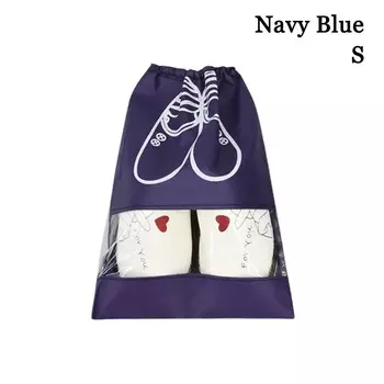 Сумка для обуви, нетканый материал, светлый серый