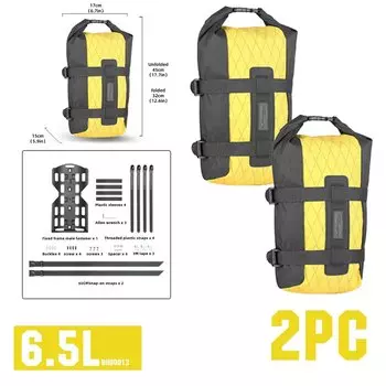 Сумка для передней вилки велосипеда Rhinowalk, 6,5 л, быстросъемная передняя сумка для езды на велосипеде для Mtb, дорожный гравийный велосипед, велосипедная упаковка, поддержка 15 кг