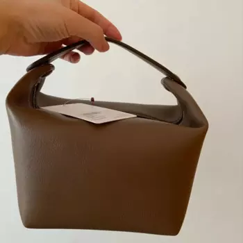 Сумка-футляр из воловьей кожи, нишевая брендовая Новая роскошная женская квадратная сумка-клатч