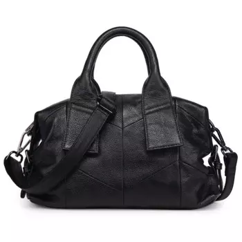 Сумка-хобо женская, из натуральной кожи, с ручкой сверху