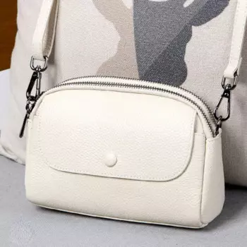 Сумка кросс-боди Женская из воловьей кожи, 2024