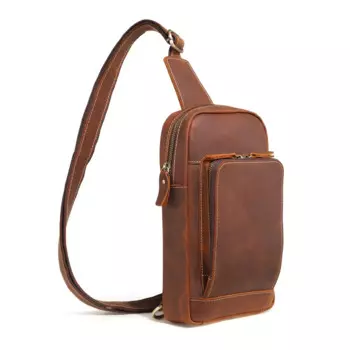 Сумка-мессенджер из натуральной коровьей кожи, SF067
