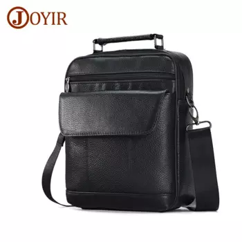 Сумка-мессенджер JOYIR мужская из натуральной кожи, модный саквояж на ремне, повседневный ранец кросс-боди, дорожная нагрудная сумка