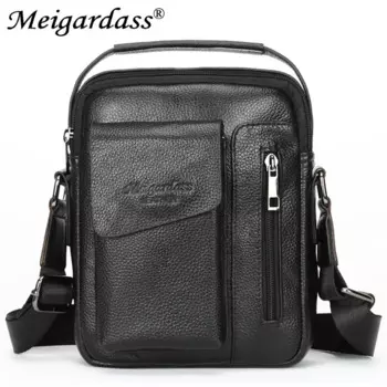 Сумка-мессенджер MEIGARDASS Мужская, из натуральной кожи
