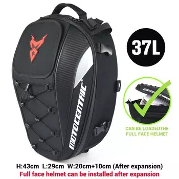 Сумка на заднее сиденье мотоцикла, многофункциональная прочная водонепроницаемая Светоотражающая сумка для мотоцикла, 4 цвета