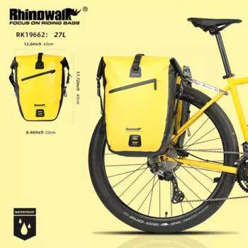 Сумка на заднее сиденье велосипеда Rhinowalk, 27 л