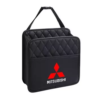 Сумка-органайзер на заднее сиденье автомобиля для Mitsubishi Pajero Sport Eclipse Cross L200 Colt Delica Ralliart Triton, аксессуары