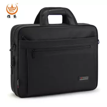 Сумка-портфель большой вместимости для деловых мужчин, 14-дюймовая 15,6-дюймовая сумка для ноутбука, холщовая сумка на плечо, мужские офисные сумки