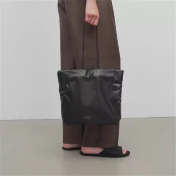 Сумка-тоут женская из кожи наппа, с подкладкой