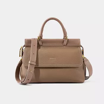 Сумка-тоут женская из натуральной кожи, 100%