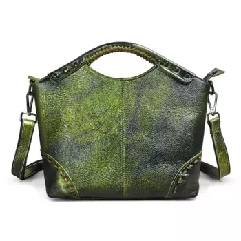 Сумка-тоут женская из натуральной кожи, 6640