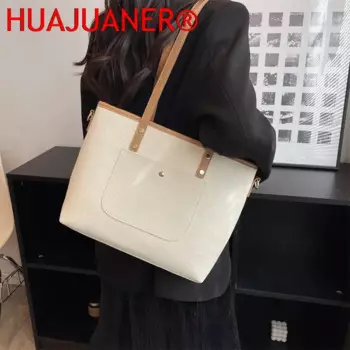 Сумка-тоут женская кожаная с верхней ручкой, 2023