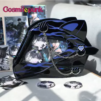 Сумка-тоут женская на шлем, с кошачьими ушками