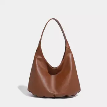 Сумка-тоут женская плиссированная, Роскошный дизайнерский саквояж на плечо, портмоне в винтажном стиле, вместительная сумочка на плечо, 2024