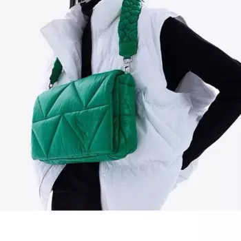 Сумка-тоут женская стеганая из ПУ кожи, на осень/зиму