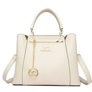 Сумка-тоут женская трехслойная из мягкой кожи, 2024