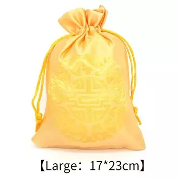 Сумки для хранения Kongfu In Hands, тканевые, золотые