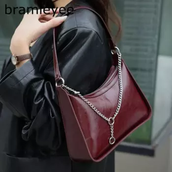 Сумки из натуральной кожи под мышками, женские винтажные сумки на плечо, женская корейская роскошная сумка высокого качества 2024