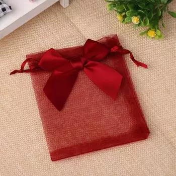 Сумки из органзы с бантом