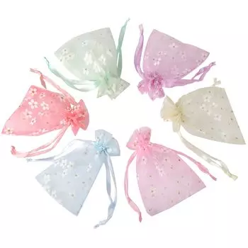 Сумки из органзы с цветочным принтом