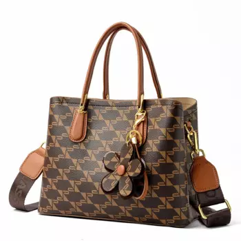 Сумочки женские мягкие с цветочным принтом, роскошные дизайнерские брендовые большие мессенджеры на ремне, Женская сумка-Кроссбоди