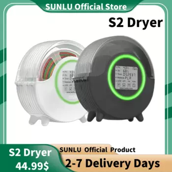 SUNLU 3D Сушилка для нити S2 FilaDryer Dry Box S2 Коробка для хранения сушки нити Держатель для сухой нити Бесплатный 3D-принтер Mate
