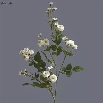 SunMade белые шелковые пасторальные розы