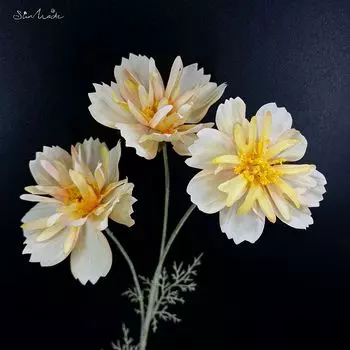 SunMade искусственные цветы Gerbera синие