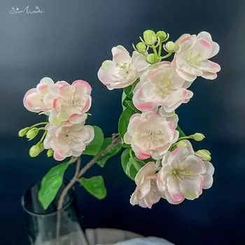 SunMade искусственные цветы жасмина, белые, шелк и пластик