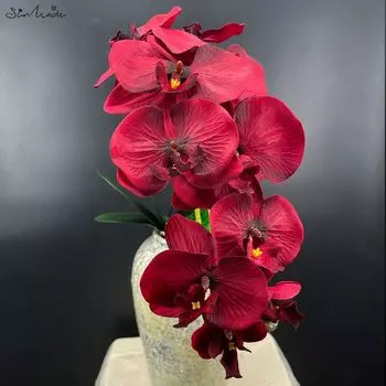 SunMade искусственные орхидеи синие 10 голов