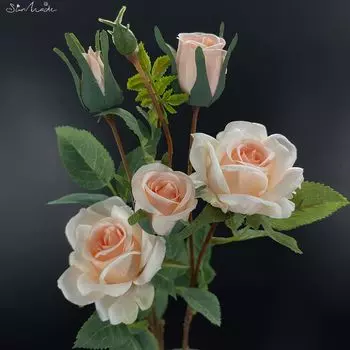 SunMade искусственные розы из шелка